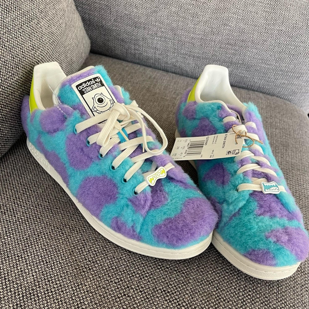 Adidas Stan Smith Mike & Sulley Monsters Inc being green GZ5990